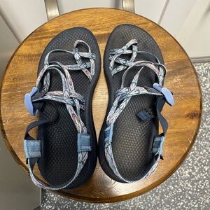 Chaco Blue Strappy Sandals,